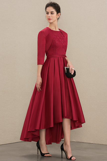 Robe Trapèze Éclat Rouge Velours