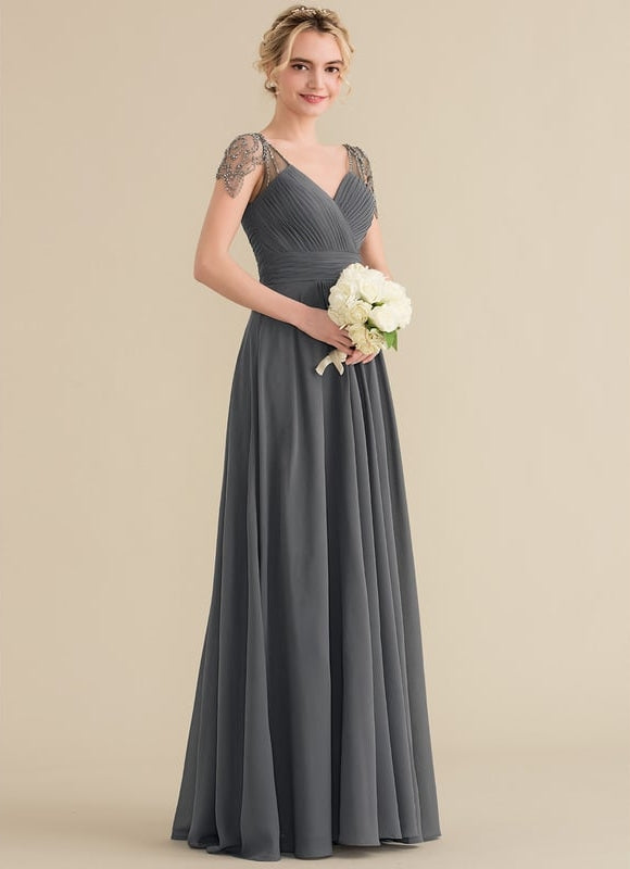 Robe Trapèze Longue Élégante - gallery 3