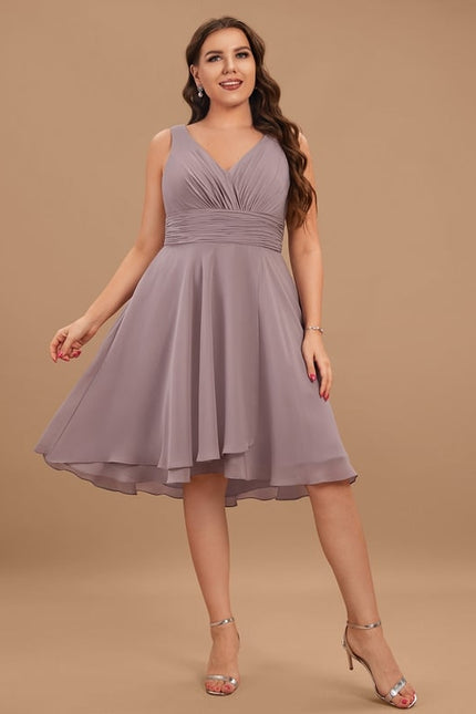 Robe Trapèze Fluide Asymétrique - gallery 8