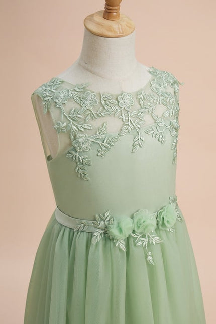 Robe Trapèze Chic Floral Tulle - gallery 4