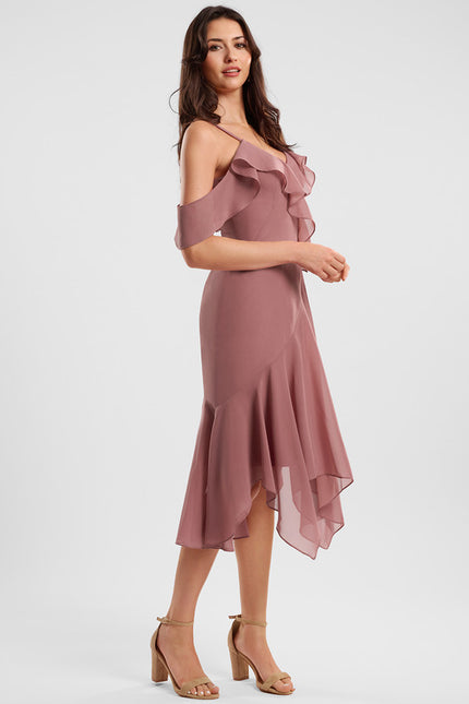 Robe Trapèze Flottante Verte - gallery 3