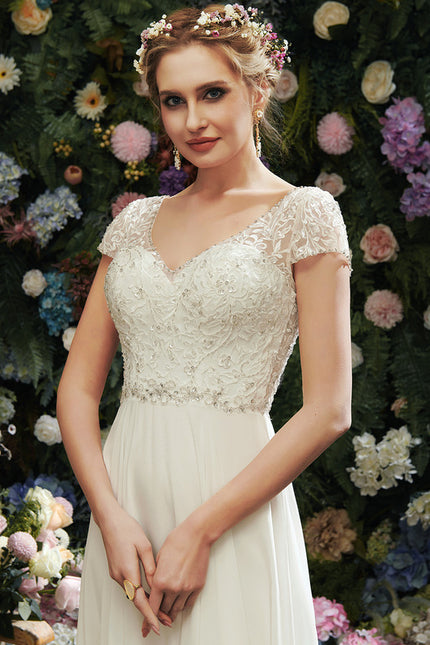 Robe Trapèze Lumière De Mousseline - gallery 1