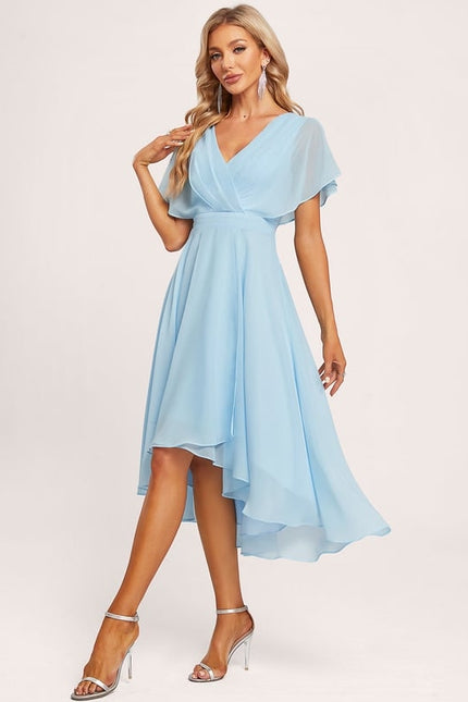 Robe Trapèze Fluide Asymétrique - gallery 2