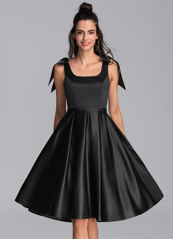 Robe Trapèze Noire Classique