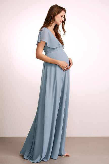 Robe Trapèze Maternité Fluidité - gallery 1