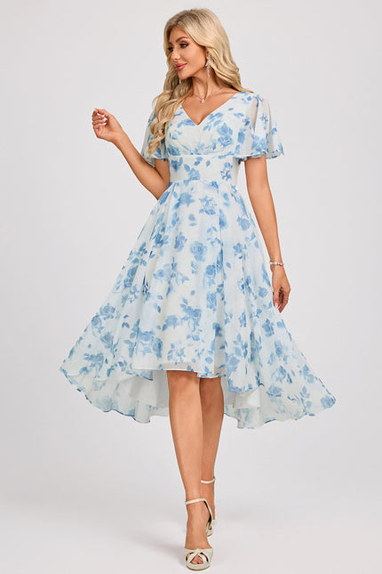 Robe Trapèze Fluide Asymétrique - gallery 2