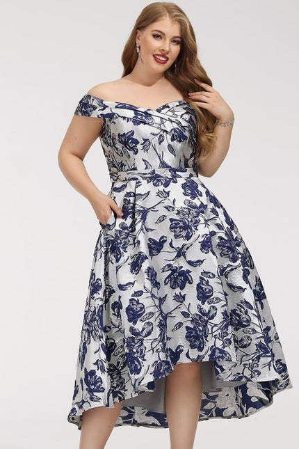 Robe Trapèze Finesse Florale - gallery 8