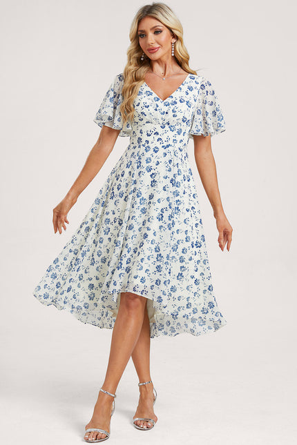 Robe Trapèze Fluide Asymétrique - gallery 2