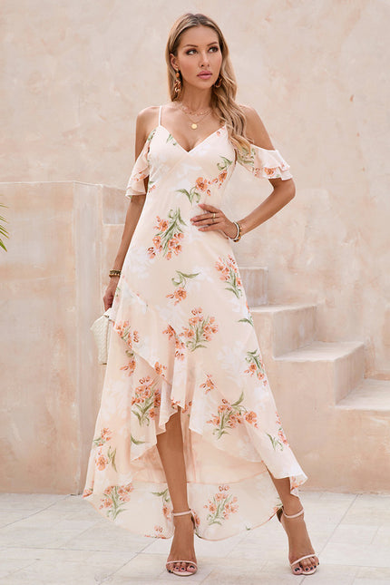 Robe Trapèze Florale Évoquée - gallery 5