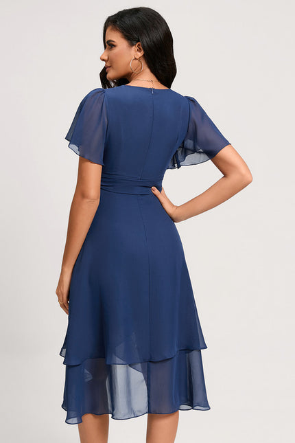 Robe Trapèze Flottante Verte - gallery 1