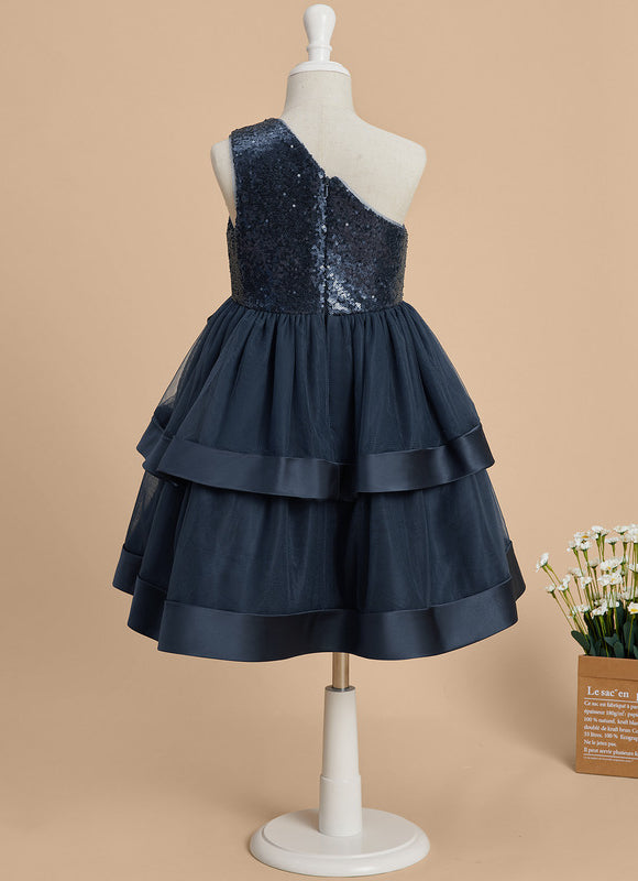 Robe Trapèze Nocturne Pailletée - gallery 2