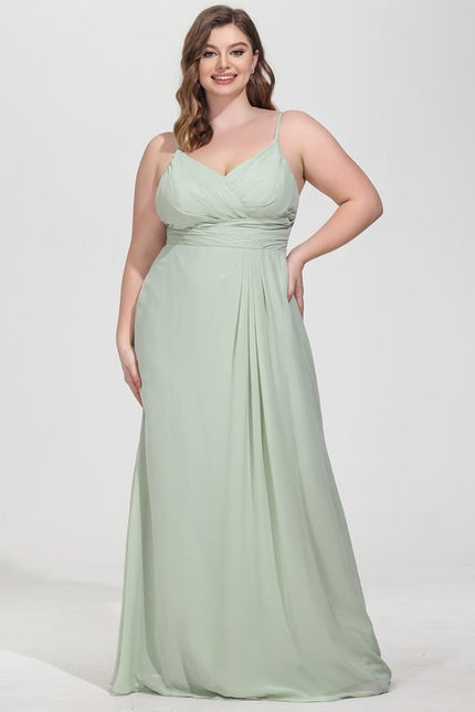 Robe Trapèze Mousseline Fendue - gallery 6