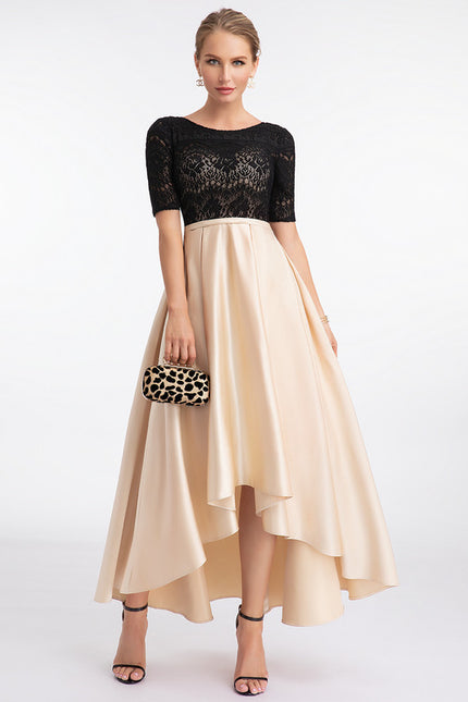 Robe Trapèze Chic Satiné