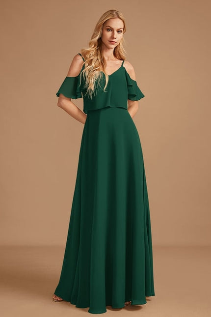 Robe Trapèze Mousseline Fendue - gallery 3