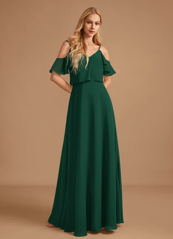 Robe Trapèze Mousseline Fendue - gallery 3