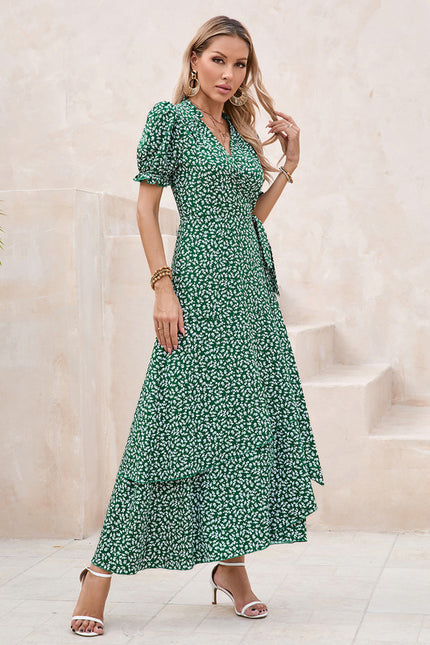 Robe Trapèze Élégance Végétale - gallery 3