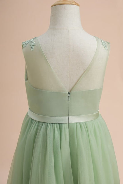Robe Trapèze Chic Floral Tulle - gallery 5