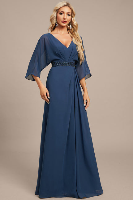 Robe Trapèze Longue Élégante - gallery 7