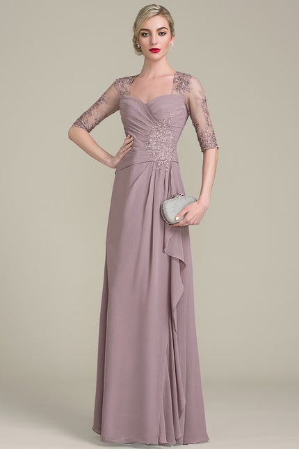 Robe Trapèze Mélodie De Mousseline - gallery 4