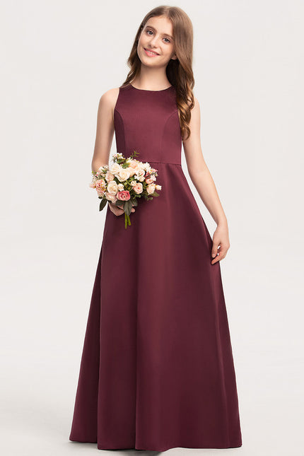 Robe Trapèze Émeraude Satinée - gallery 1