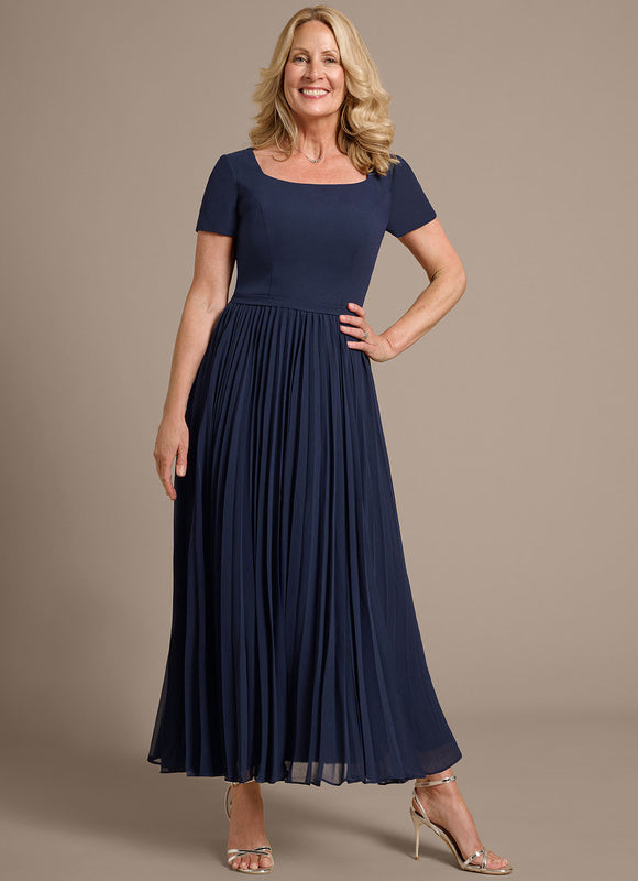 Robe Trapèze Longue Écrue - gallery 7