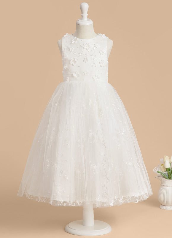 Robe Trapèze Mariage Enfant - gallery 1