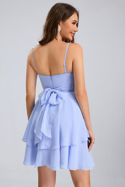 Robe Trapèze Marine Éthérée - gallery 3