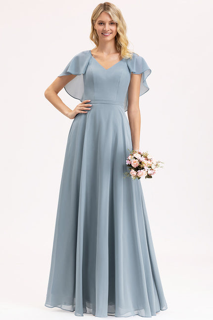 Robe Trapèze Mousseline Fendue