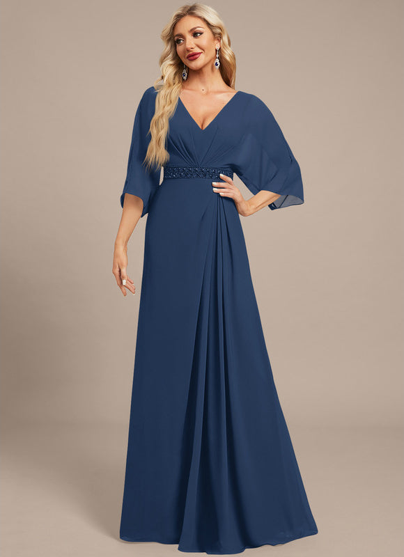 Robe Trapèze Longue Élégante