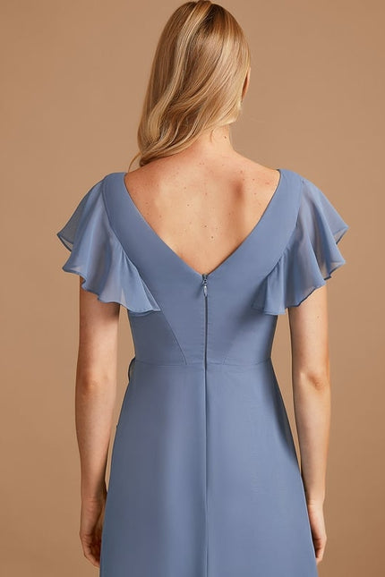 Robe Trapèze Fluide Asymétrique - gallery 6