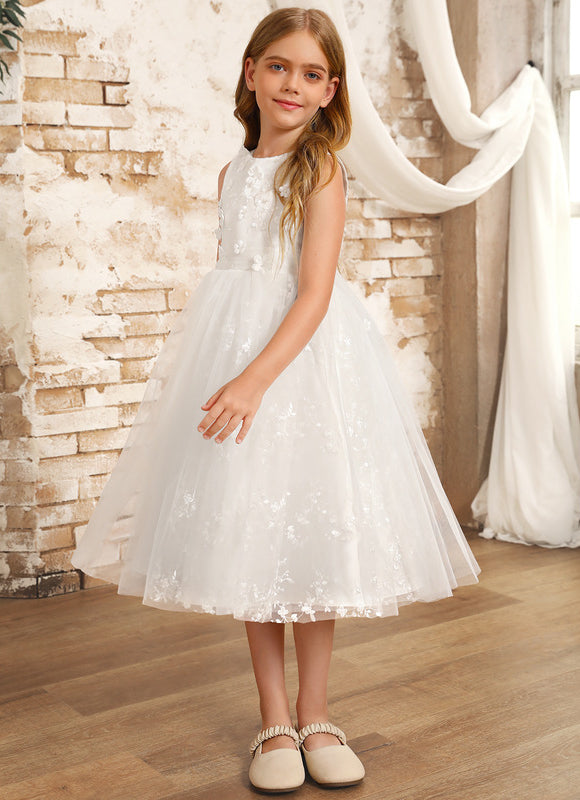 Robe Trapèze Mariage Enfant - gallery 4