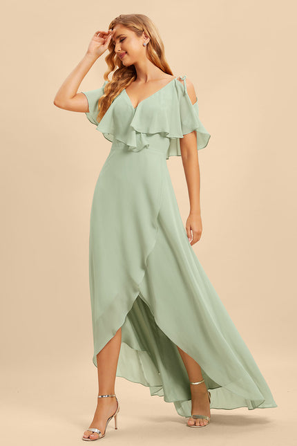 Robe Trapèze Fluide Asymétrique - gallery 3