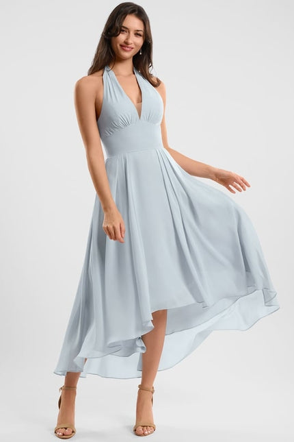 Robe Trapèze Flottante Verte - gallery 1