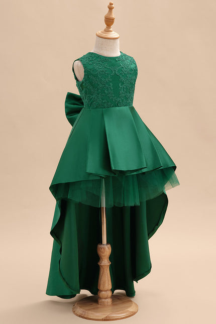 Robe Trapèze Émeraude Enfant - gallery 1