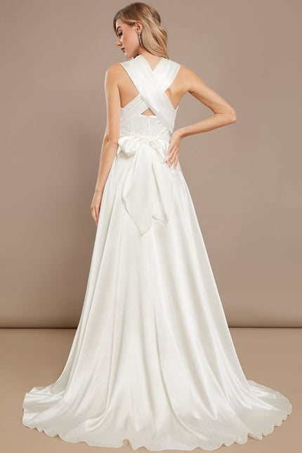 Robe Trapèze Lumière Satinée - gallery 9