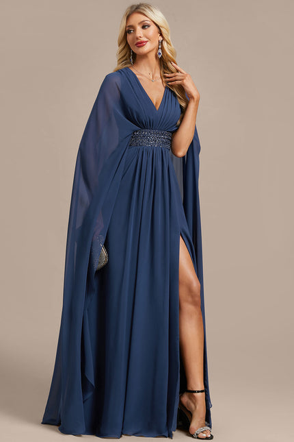 Robe Trapèze Longue Élégante - gallery 4