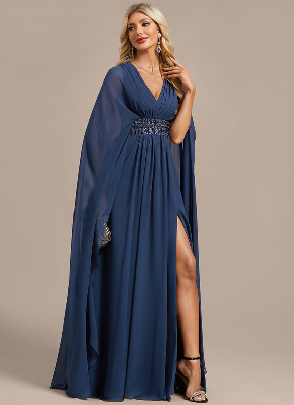 Robe Trapèze Longue Élégante - gallery 4