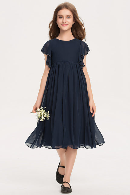 Robe Trapèze Nuit Marine Douce