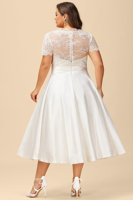 Robe Trapèze Lueur Nuptiale - gallery 8