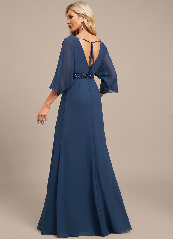 Robe Trapèze Longue Élégante - gallery 8