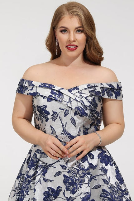 Robe Trapèze Finesse Florale - gallery 9