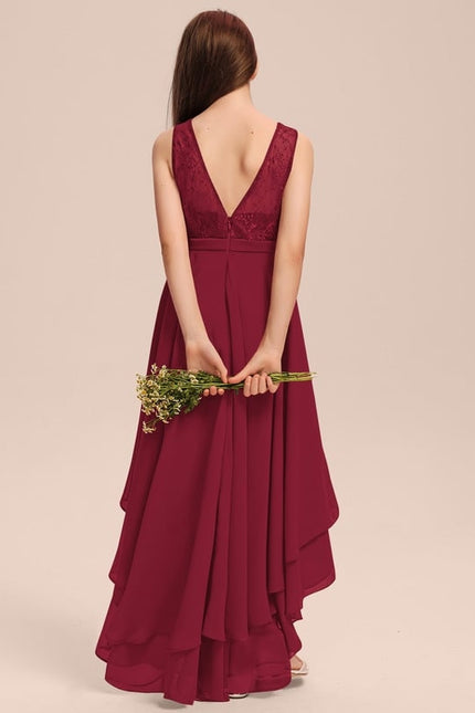 Robe Trapèze Bordeaux Fluidité