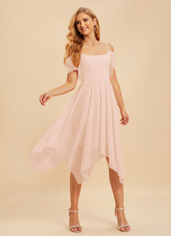Robe Trapèze Douceur Asymétrique - gallery 2