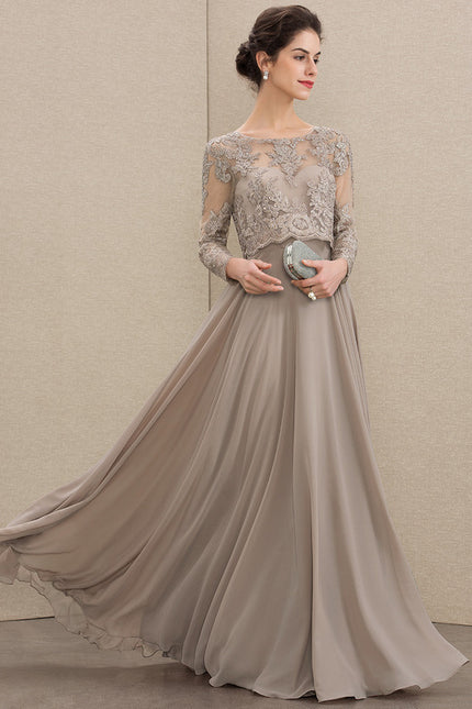 Robe Trapèze Longue Violetée