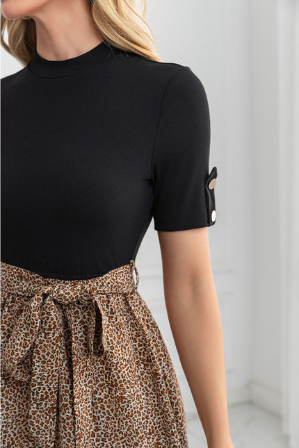 Robe Trapèze Midi Imprimée - gallery 5