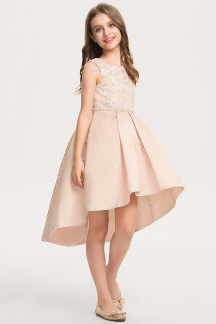Robe Trapèze Cérémonielle Satinée - gallery 2