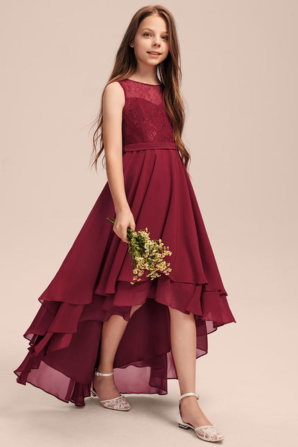 Robe Trapèze Bordeaux Fluidité - gallery 5