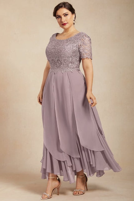 Robe Trapèze Nuance Daméthyste - gallery 6