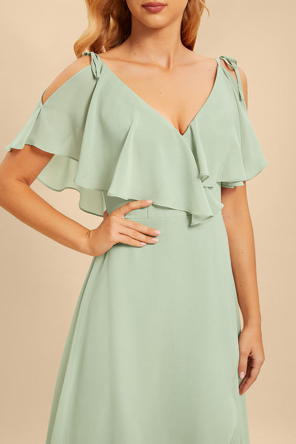 Robe Trapèze Fluide Asymétrique - gallery 5