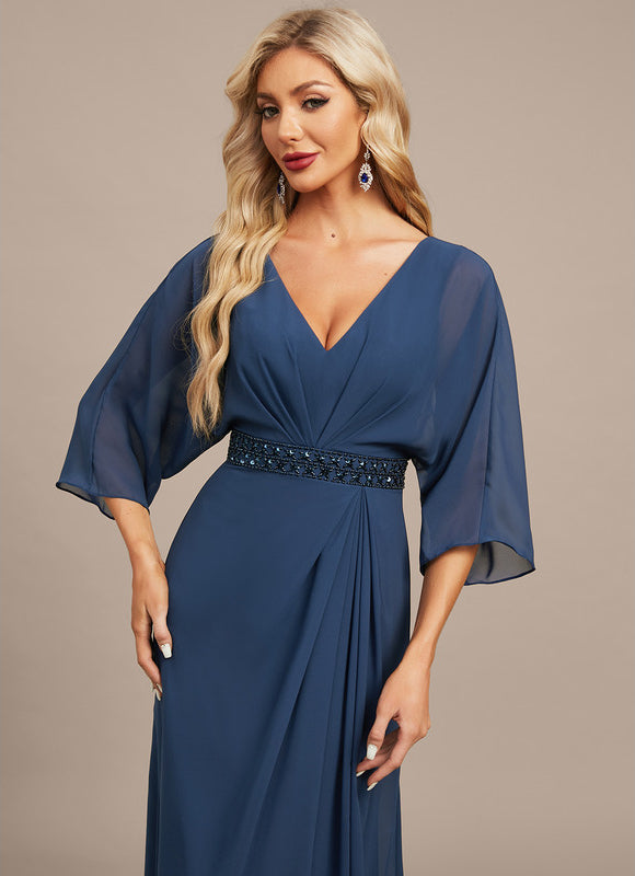 Robe Trapèze Longue Élégante - gallery 4